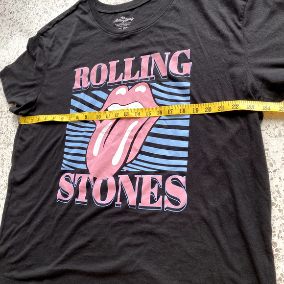 Rolling Stones Womens T Shirt Top Size XXL Tongue Out Band Concert Graphic Logo - Picture 5 of 6